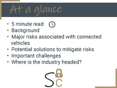 Cybersecurity Connected Autonomous Vehicles