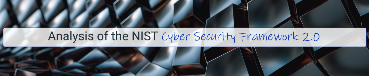 NIST Cyber Security Framework 2.0